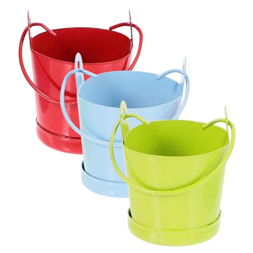 ifundom 3 Stück Mini Blecheimer Kleine Gießkanne Puppenhausmöbel Kleiner Korb Babypuppenzubehör Miniaturpflanzen Für Puppenhaus Kleiner Eimer Puppenhaus Miniatur Puppenhaus von ifundom