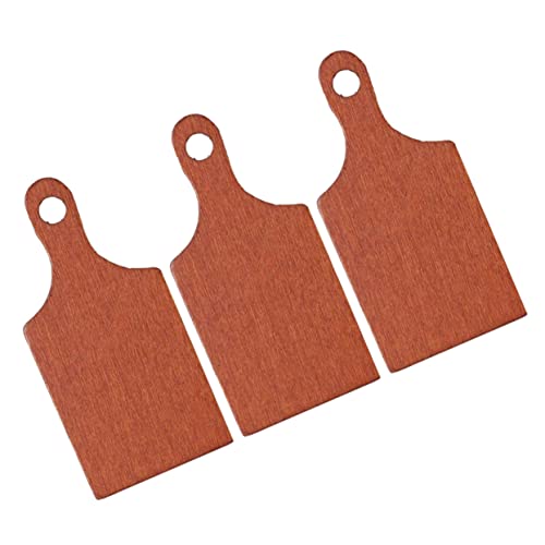 ifundom 3 Stück Mini-Schneidebrett küchenspielzeug für Kitchen Toys for kinderküchenzubehör Miniatur-Schneidebrett aus Holz Mini-Küchenschneidebrett Mini-Holzbrett Light Brown ifundom 3 Stück Mini-Schneidebrett küchenspielzeug für Kitchen Toys for kinderküchenzubehör Miniatur-Schneidebrett aus Holz Mini-Küchenschneidebrett Mini-Holzbrett Light Brown von ifundom