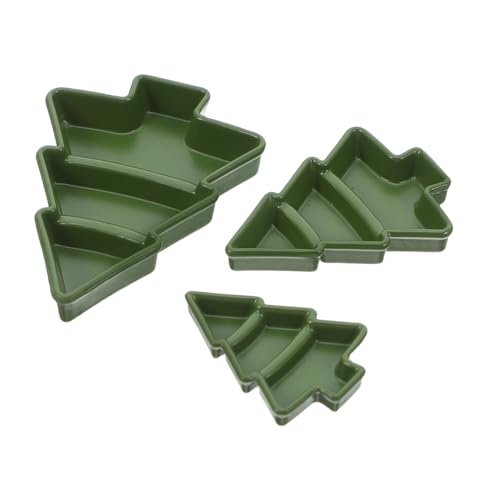 ifundom 3 Stück Miniatur Weihnachtsbaum Dessertteller aus Legierung Realistische Puppenhaus Accessoires Dekorative Miniaturplatten für Puppenhausküche und Festliche Spielszene ifundom 3 Stück Miniatur Weihnachtsbaum Dessertteller aus Legierung Realistische Puppenhaus Accessoires Dekorative Miniaturplatten für Puppenhausküche und Festliche Spielszene von ifundom