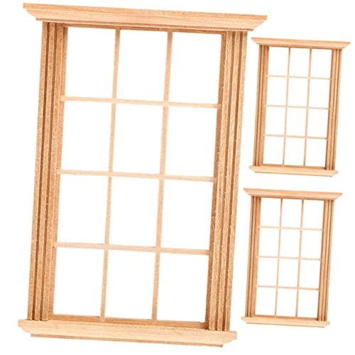 ifundom 3 Stück Modell Fensterrahmen Minifenster zum Basteln Puppenmöbel Mini-Fensterdekoration Miniaturen zum Basteln Fotografie Fensterhocker Mini-Ornamente zum Basteln Holz ifundom 3 Stück Modell Fensterrahmen Minifenster zum Basteln Puppenmöbel Mini-Fensterdekoration Miniaturen zum Basteln Fotografie Fensterhocker Mini-Ornamente zum Basteln Holz von ifundom