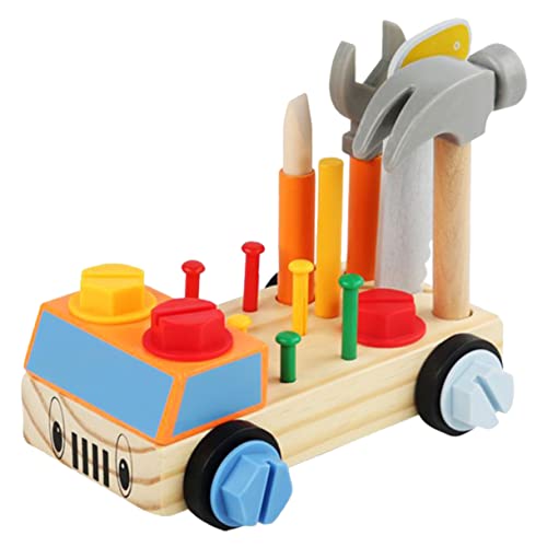 ifundom 3 Stück Nussklopfer Spielzeug Kinder Werkzeugkasten PVC Holz von ifundom
