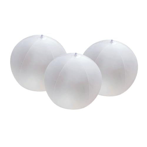 ifundom 3 Stück PVC aufblasbare Bälle Haltbare Aufblasbare Pool-deko für Strandpartys Hochzeiten Fotoshootings und Outdoor-aktivitäten von ifundom