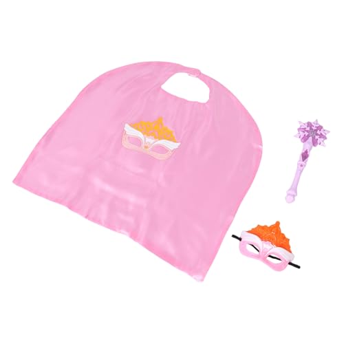 ifundom 3 Stück Prinzessin Dress -up -Set Halloween-Partygeschenke Ziehen Sie Accessoires an Halloween-Cosplay-Zubehör Mädchen verkleiden Sich Umhang Rollenspiel-Requisiten Stoff Rosa ifundom 3 Stück Prinzessin Dress -up -Set Halloween-Partygeschenke Ziehen Sie Accessoires an Halloween-Cosplay-Zubehör Mädchen verkleiden Sich Umhang Rollenspiel-Requisiten Stoff Rosa von ifundom