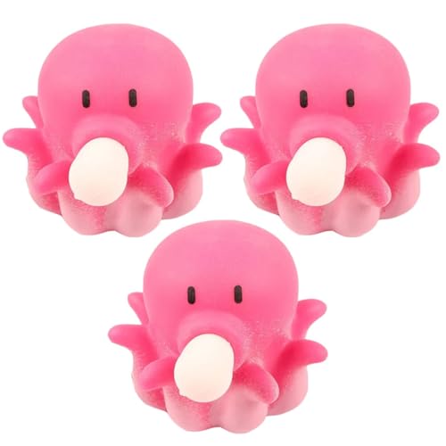ifundom 3 Stück Prise Musik Spielzeuge Oktopus Dehnbares Kleines Stressspielzeug Tierquetschspielzeug Cartoon - Zur Druckentlastung Squeeze Octopus Rosy ifundom 3 Stück Prise Musik Spielzeuge Oktopus Dehnbares Kleines Stressspielzeug Tierquetschspielzeug Cartoon - Zur Druckentlastung Squeeze Octopus Rosy von ifundom