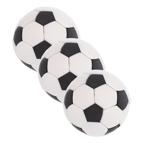 ifundom 3 Stück Puppenhaus Basketball Kinderspiele Zappelspielzeug Mini Basketball Tischfußball Mini Sport Radiergummis Fußball Fußbälle Schöner Sportball Mini von ifundom