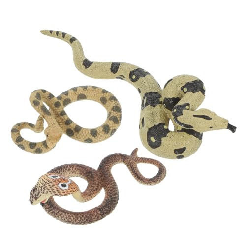 ifundom 3 Stück Simulation Schlangenmodell Kinderspielzeug goldene Python-Kobra hühner kinderknallzeug Reptilienmodell Simulationsschlangenschmuck Schlangenskulptur Plastik ifundom 3 Stück Simulation Schlangenmodell Kinderspielzeug goldene Python-Kobra hühner kinderknallzeug Reptilienmodell Simulationsschlangenschmuck Schlangenskulptur Plastik von ifundom