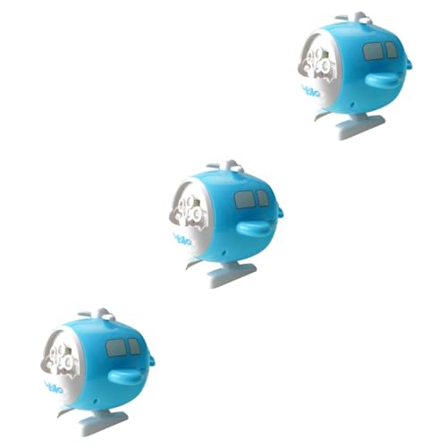 ifundom 3 Stück Spielzeug Kinderschwimmbecken Mit Hubschrauber Elektrisches Kindergeschenk Seifenblasenmaschine Ladung Blasenblasengebläse Blasmaschine Kinderblasenmaschine von ifundom