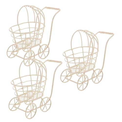 ifundom 3 Stück Teiliges Mini Puppenwagen aus Eisen Draht Miniatur Babywagen Organizer für Puppenhaus Deko Kinderwagen für Mädchen und Sammler Robust Handlich Vielseitig Einsetzbar ifundom 3 Stück Teiliges Mini Puppenwagen aus Eisen Draht Miniatur Babywagen Organizer für Puppenhaus Deko Kinderwagen für Mädchen und Sammler Robust Handlich Vielseitig Einsetzbar von ifundom