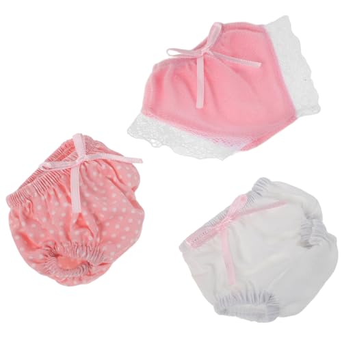 ifundom 3 Stück Und Kleidung Neugeborene Unterwäsche Neugeborenes Puppen -Outfit Zubehör Für Babypuppen Puppe Windeln Zubehör Für Puppenunterhosen Unterhosen Stoff ifundom 3 Stück Und Kleidung Neugeborene Unterwäsche Neugeborenes Puppen -Outfit Zubehör Für Babypuppen Puppe Windeln Zubehör Für Puppenunterhosen Unterhosen Stoff von ifundom