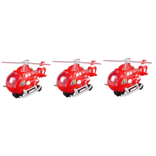 ifundom 3st Universal-Hubschrauber Kinder Hubschrauber Hubschrauberspielzeug Für Jungen Spielzeughubschrauber Zusammenbauen Hubschrauber Spielzeug Musik Kleinkind Plastik Spielzeugauto von ifundom