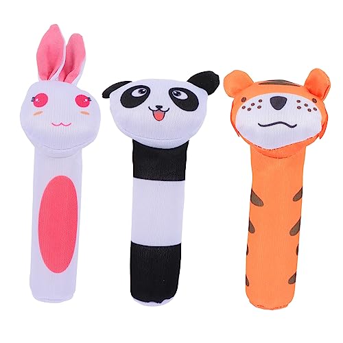 ifundom 3 Stück rasseln Animal Toys Tier Neugeborene Babyreise Lernspielzeug plushbit Plüschglockenstäbe Plüsch Rasseln tierische Rasseln ifundom 3 Stück rasseln Animal Toys Tier Neugeborene Babyreise Lernspielzeug plushbit Plüschglockenstäbe Plüsch Rasseln tierische Rasseln von ifundom