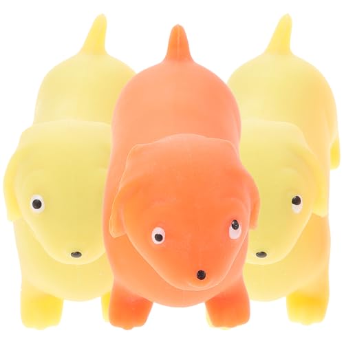 ifundom 3 Stücke Lustige Hund Squeeze Spielzeug Sensory Spielzeug Knifflige Requisiten (zufällige Farbe) von ifundom