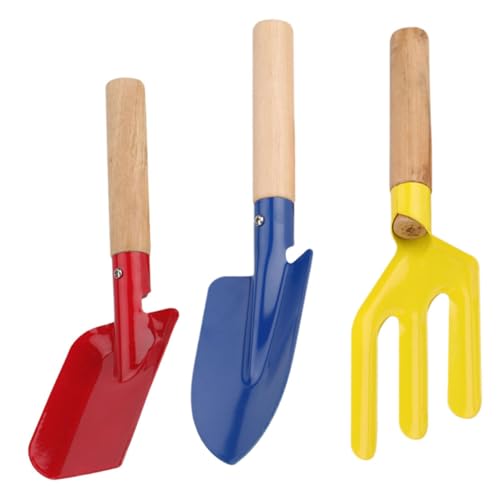 ifundom 3 Teiliges Gartenwerkzeug Set Mit Holzgriff Gartenhandspaten Kleiner Schaufel Und 3 Zinken Und Für Die Gartenarbeit Und Aussaat ifundom 3 Teiliges Gartenwerkzeug Set Mit Holzgriff Gartenhandspaten Kleiner Schaufel Und 3 Zinken Und Für Die Gartenarbeit Und Aussaat von ifundom