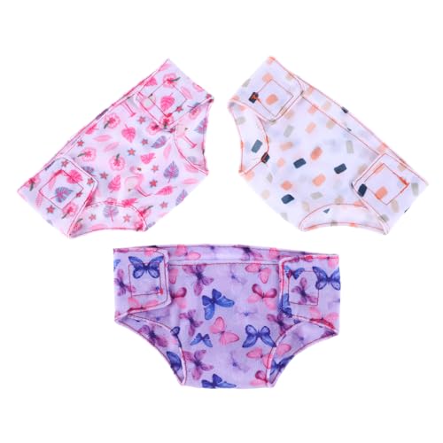 ifundom 3-teiliges Puppenzubehör Für 43 cm: Windeln Und Unterwäsche-Set Für Babypuppen, Babys, Rollenspiel-Kleidung, Zubehör ifundom 3-teiliges Puppenzubehör Für 43 cm: Windeln Und Unterwäsche-Set Für Babypuppen, Babys, Rollenspiel-Kleidung, Zubehör von ifundom