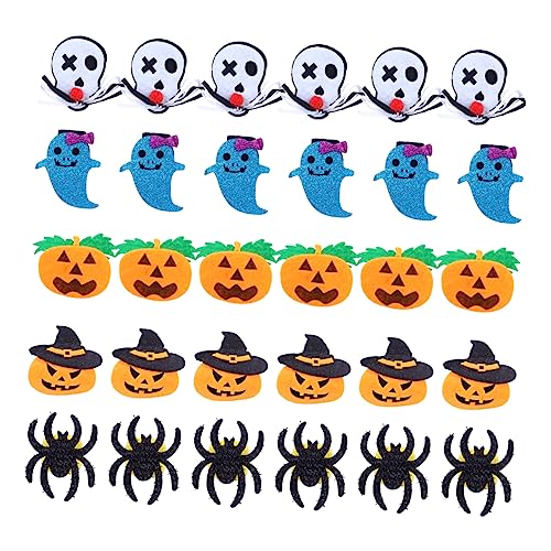 ifundom 30 Stück Halloween-Ring Armbänder Halloween-Schlag Dekoration Party halloween halloween Halloween slap bracelet halloween assecoires Tuch von ifundom