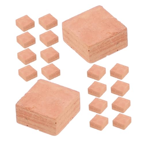 ifundom 30 Stück Mini-Ziegel Zum Basteln, Miniatur-bausteine, DIY-Hausbau-Spielzeug, Simulationssteine für Puppenhaus Und Kreative Projekte ifundom 30 Stück Mini-Ziegel Zum Basteln, Miniatur-bausteine, DIY-Hausbau-Spielzeug, Simulationssteine für Puppenhaus Und Kreative Projekte von ifundom