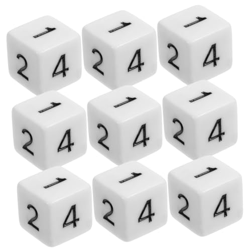 ifundom Acryl-würfel-Set 30 Stück 16 Mm Würfelzahlen Für Partys Brettspiele Familienfeiern von ifundom