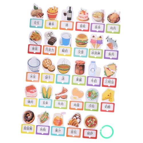 ifundom 30 Stücke Frühen Bildung Karten Für Interessante Lernen Karten Für Karte Tragbare Lustige Spiel Karten ifundom 30 Stücke Frühen Bildung Karten Für Interessante Lernen Karten Für Karte Tragbare Lustige Spiel Karten von ifundom