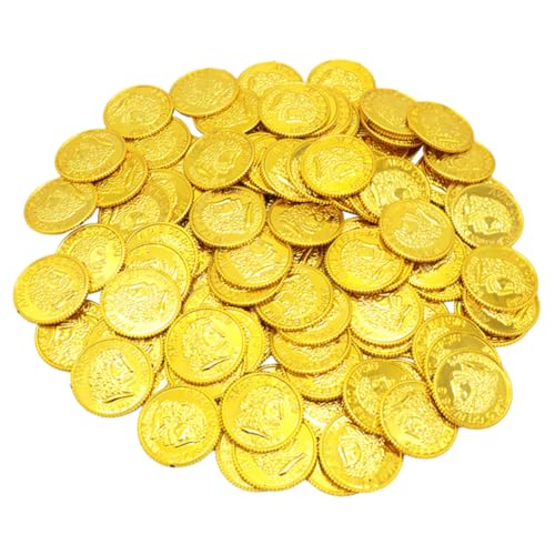 ifundom 300 Stück Plastikspielzeug Belohnungsglas Pirat Schokoladengeld Spielgeld Piratenschatz Schmuck Piratenzubehör Piratenpartybevorzugungen Golden ifundom 300 Stück Plastikspielzeug Belohnungsglas Pirat Schokoladengeld Spielgeld Piratenschatz Schmuck Piratenzubehör Piratenpartybevorzugungen Golden von ifundom