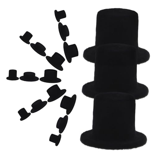 ifundom 30Stücke Mini Bastelset Schwarze Puppenhüte für Schneemann Dekoration DIY Mini Hüte für Kreative Bastelprojekte für Partys und Feiertage Leicht und Tragbar ifundom 30Stücke Mini Bastelset Schwarze Puppenhüte für Schneemann Dekoration DIY Mini Hüte für Kreative Bastelprojekte für Partys und Feiertage Leicht und Tragbar von ifundom