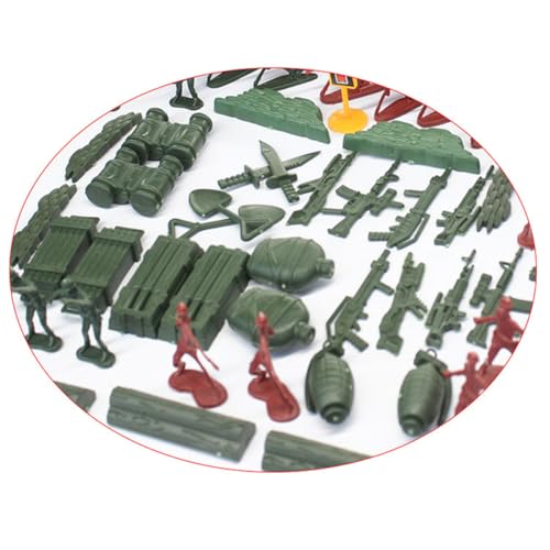 ifundom Modell-Spielzeug-Set Für Kinder 330-teilig Kunststoff-modellspielzeug Für Jungen Mädchen Männer Figuren Zubehör-Set ifundom Modell-Spielzeug-Set Für Kinder 330-teilig Kunststoff-modellspielzeug Für Jungen Mädchen Männer Figuren Zubehör-Set von ifundom