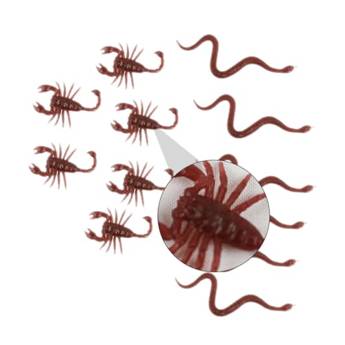 ifundom 36 STK Simulation Eidechse Schlange Insektenspielzeug aus Plastik Reptilienspielzeug Halloween Gadget Halloween Horror Spielzeuge -Streichspielzeug Schlangenmodell von ifundom