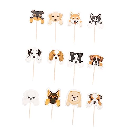 ifundom Hunde-geburtstagskuchen-topper-set 36 Stück Haustier-thema Party-dekorationen Hundekuchen-figuren ifundom Hunde-geburtstagskuchen-topper-set 36 Stück Haustier-thema Party-dekorationen Hundekuchen-figuren von ifundom