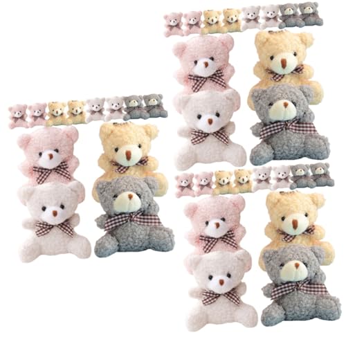 ifundom 36 Stück Teiliges Plüsch Bären Schlüsselanhänger Weiche Stoffbärchen Anhänger Leichte Taschen Deko Bunte Kleine Kuscheltiere als und Anhänger für Schlüssel und Taschen ifundom 36 Stück Teiliges Plüsch Bären Schlüsselanhänger Weiche Stoffbärchen Anhänger Leichte Taschen Deko Bunte Kleine Kuscheltiere als und Anhänger für Schlüssel und Taschen von ifundom