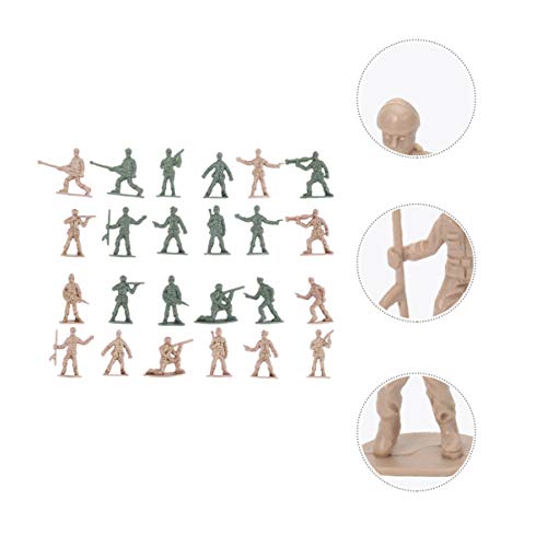 ifundom 360 STK Soldatenmodell Figurenmodell Bausatz digitales Modell kleines Ritter Figuren Kinderspielzeug Mini-Soldaten-Modell Plastik Green von ifundom