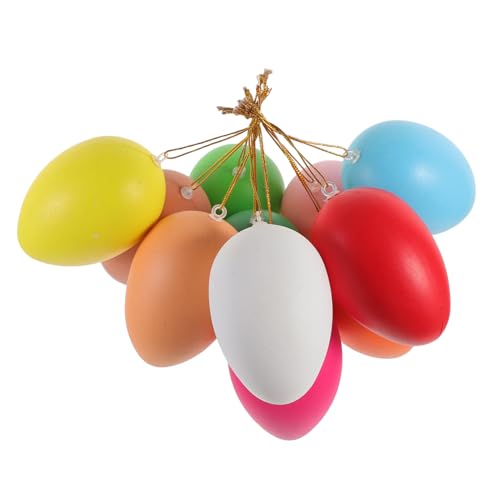 ifundom 36St Ostereier matschiges Geburtstagsparty begünstigt gefälschtes Ei für kinderspielzeug Osterdekorationen osterferien eier Plastik Yellow von ifundom