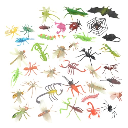 ifundom 39 Teiliges Insektenmodell Mini Marienkäfer Kinderspielzeug Lustige Modelle Simulation Realistisches Simulationsmodell Kinderspielzeug Spielzeugfiguren Aus von ifundom