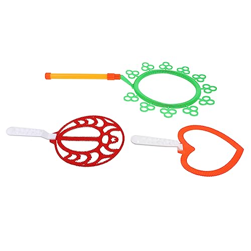 ifundom 3Er Set Blasenstock für kinderspielzeug Toys for Blasenstab blasenstick Bubble-Stick- Spritzpistole Blasenstäbe aus Kunststoff große Blasenstäbe Plastik von ifundom
