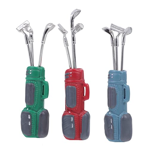 ifundom 3Sätze Golfset für Puppenhäuser Teiliges Set Zierde für Mini Dekorationen und von ifundom