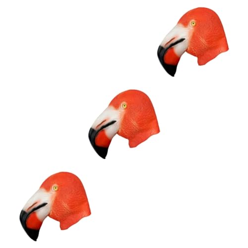 ifundom 3St Flamingo-Maske kleidung Abschlussball Gesichtsmaske Emulsion von ifundom