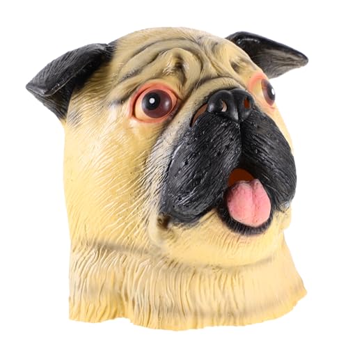 ifundom 3St Maske Cosplay Requisiten Halloween-Masken für Erwachsene gruselig Kopfbedeckungen Zoa Tier hund latex maske Maskenrequisiten Emulsion Haube Kostüme Gesichtsmaske Kind Bulldogge von ifundom