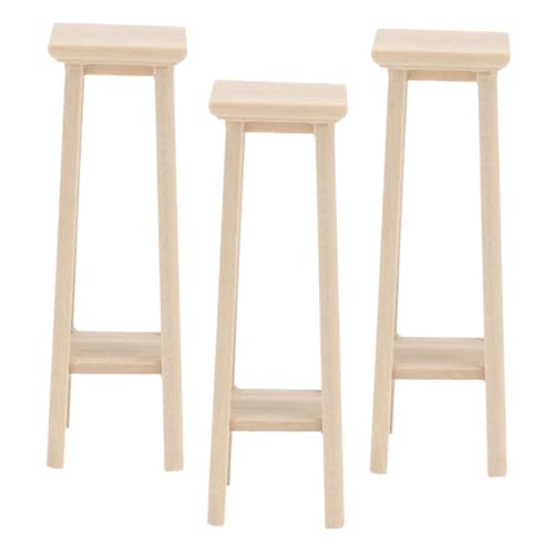 ifundom 3St Mini-Hocker barstuhl bar stühle Barhocker Miniaturmöbel Puppenhausmöbel Mini-Regal-Puppenhaus Puppenmöbel Mini-Zimmerpflanzenregal Mini-Möbelmodelle Mini-Ständer hölzern Beige ifundom 3St Mini-Hocker barstuhl bar stühle Barhocker Miniaturmöbel Puppenhausmöbel Mini-Regal-Puppenhaus Puppenmöbel Mini-Zimmerpflanzenregal Mini-Möbelmodelle Mini-Ständer hölzern Beige von ifundom