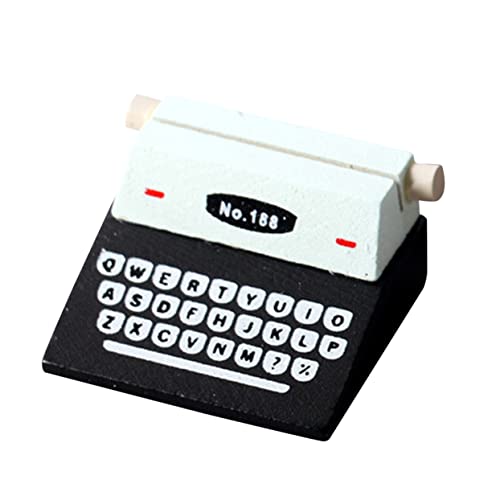 ifundom 3St Mini-Schreibmaschinenpendel Rollenspiel für die Küche Dekor für zu Hause Modelle Ornament Foto-Requisite Schreibmaschinenverzierung Haushalt Requisiten Zubehör schmücken Holz von ifundom