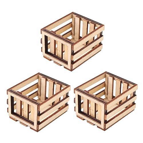 ifundom 3St Miniaturen mit Holzrahmen Mini- Körbe Lagerbehälter Mini-Milchkiste Würfel kühlkorb einkaufskorb Storage Baskets Mini-Korb-Modell Miniaturschmuck hölzern ifundom 3St Miniaturen mit Holzrahmen Mini- Körbe Lagerbehälter Mini-Milchkiste Würfel kühlkorb einkaufskorb Storage Baskets Mini-Korb-Modell Miniaturschmuck hölzern von ifundom
