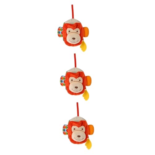 3St Multifunktionshandschuhe Tierhandpuppen Affenpuppe Kinderspielzeug Spielzeuge tierische Handpuppe Interaktion Handpuppen beschwichtigen Marionette Baby Stoffbuch Eltern-Kind von ifundom
