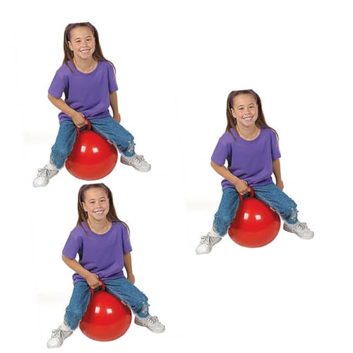 3St Aufblasbare Hüpfburg Hüpfbälle für Kleinkinder 1-3 Spielzeuge hüpfendes Spielzeug Kinder hüpfen mit dem Ball Hüpfball Croissant Sprungball Trichter Flummi Grundschule Yoga-Ball von ifundom