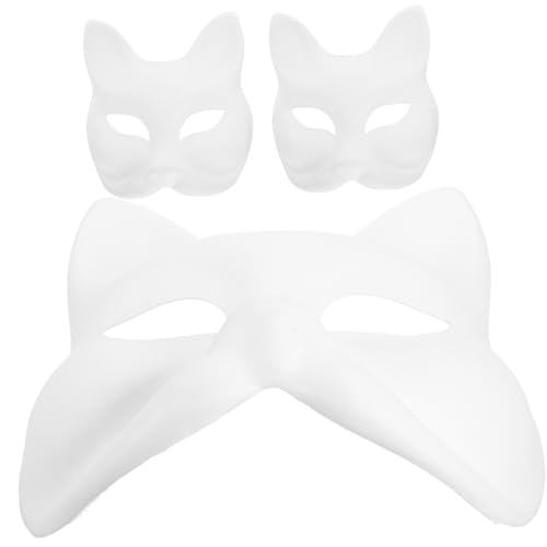ifundom 3Stücke Leere Papiermasken für DIY Maskerade Bemalbare Cosplay Masken für Halloween und Abschlussball Kreative Requisiten für Partys und Veranstaltungen ifundom 3Stücke Leere Papiermasken für DIY Maskerade Bemalbare Cosplay Masken für Halloween und Abschlussball Kreative Requisiten für Partys und Veranstaltungen von ifundom