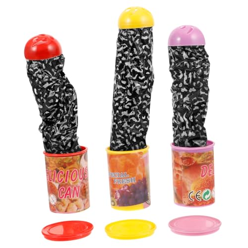 ifundom 3Stücke Spring Snake Streichspielzeug Lustiges Schlangen für Aprilscherze und Partys Überraschungsspielzeug im Candy Design für Scherzartikel und Sammler von ifundom