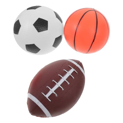 ifundom 3st Ballanzug Leichter Sprungball Mini-rugbybälle Für Kleinkinder Sprungball Für Zu Hause Flummi Elastizitätsballspielzeug Spielplatzball Leichter Springender Ball Kickbälle Vinyl ifundom 3st Ballanzug Leichter Sprungball Mini-rugbybälle Für Kleinkinder Sprungball Für Zu Hause Flummi Elastizitätsballspielzeug Spielplatzball Leichter Springender Ball Kickbälle Vinyl von ifundom