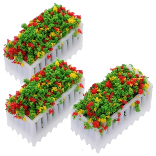 ifundom Realistische Landschaftsornamente Puppenhaus Miniatur Blumenbeet 1/50 Maßstab Bett Für Puppenhäuser ifundom Realistische Landschaftsornamente Puppenhaus Miniatur Blumenbeet 1/50 Maßstab Bett Für Puppenhäuser von ifundom