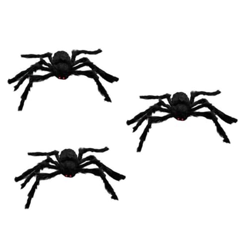 ifundom 3st Gruselige Halloween-Party-Dekoration Cosplay-Party-spinne Spinnenspielzeug Für Haustiere Halloween Gruselige Riesiges Gruselige Spinnen Combo-Platte Draussen von ifundom