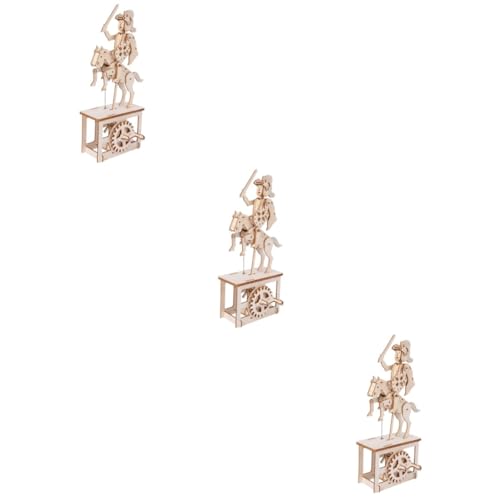 3st Holzpuzzle Denksportaufgaben Aus Holz Rätsel Für Erwachsene Stereoskopisch Mechanische Rätsel Für 3D-Puzzle Tischdekoration Puzzles Aus Holz Ausrüstung Hölzern Kind Handbuch von ifundom