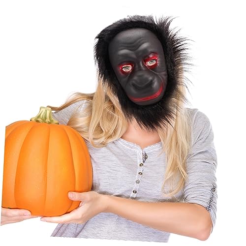ifundom 3st Tierische Maske Gorilla-maske Festival Tiermaske Schimpansen-masken Halloween Für Erwachsene Gruselmasken Für Erwachsene Realistisch Kleidung Kind Requisiten Abschlussball von ifundom