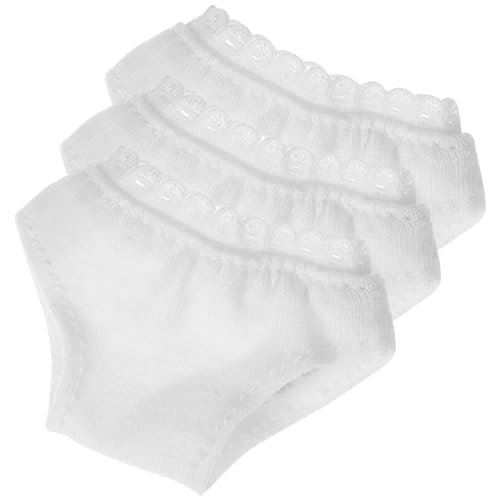 ifundom 3stücke Teiliges Puppenunterwäsche Für -Puppen Atmungsaktive Und Langlebige Mini-Unterhosen Für Puppen Praktisches Puppenzubehör Für Kreatives Spielen von ifundom