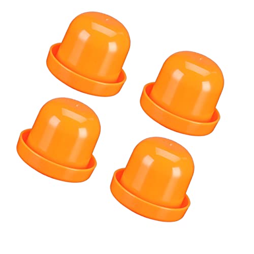 ifundom 4 Sätze Bar Würfelbecher Würfelspiele geformt Zittern Spiel Party Würfelstapelbecher bruchfeste Tasse Würfelbecher verdicken KTV lustiges Spiel Orange von ifundom