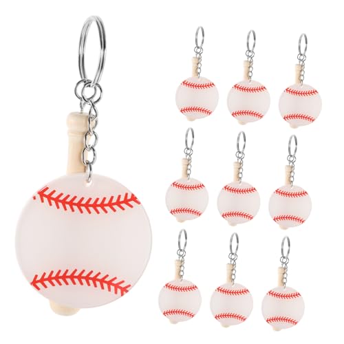 ifundom 4 Sätze Baseball Schlüsselanhänger Doppelseitiger Druck Dekorative Schlüsselringe Für Taschen Geldbörsen Und Sportliebhaber Für Sportevents Und Partys 10 Stück * 4 ifundom 4 Sätze Baseball Schlüsselanhänger Doppelseitiger Druck Dekorative Schlüsselringe Für Taschen Geldbörsen Und Sportliebhaber Für Sportevents Und Partys 10 Stück * 4 von ifundom